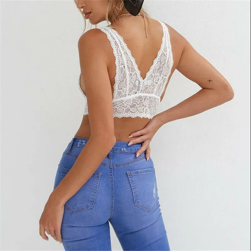 Новый Для женщин прозрачные сексуальные кружева Bralet Бюстгальтер для девушек с