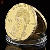 british princess coin goldsilver plated princess diana replica original celebrity commemorative coin collection