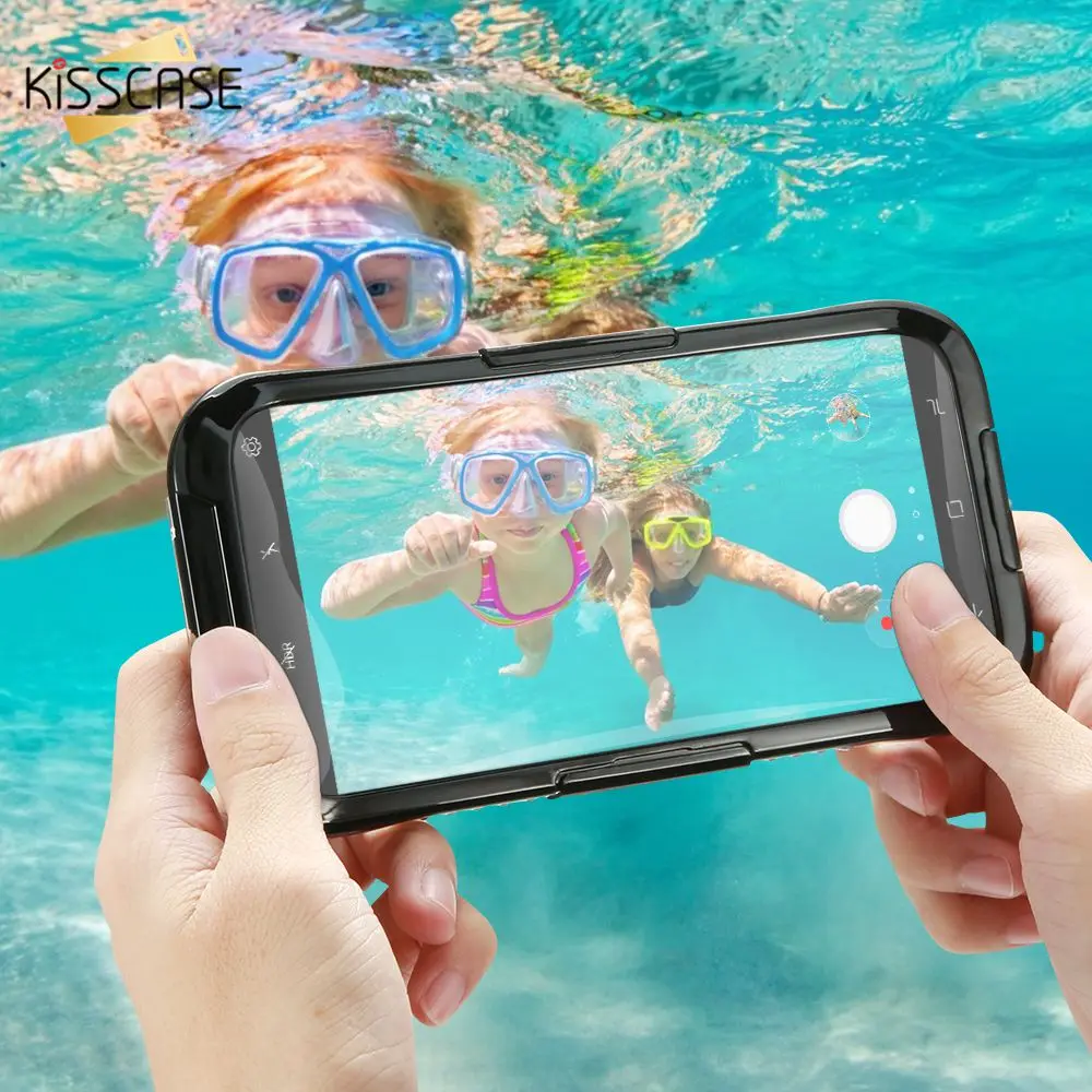 Чехол для подводного телефона KISSCASE Samsung S10/S10E/S10 Plus/Note 8/Note 9 водонепроницаемый
