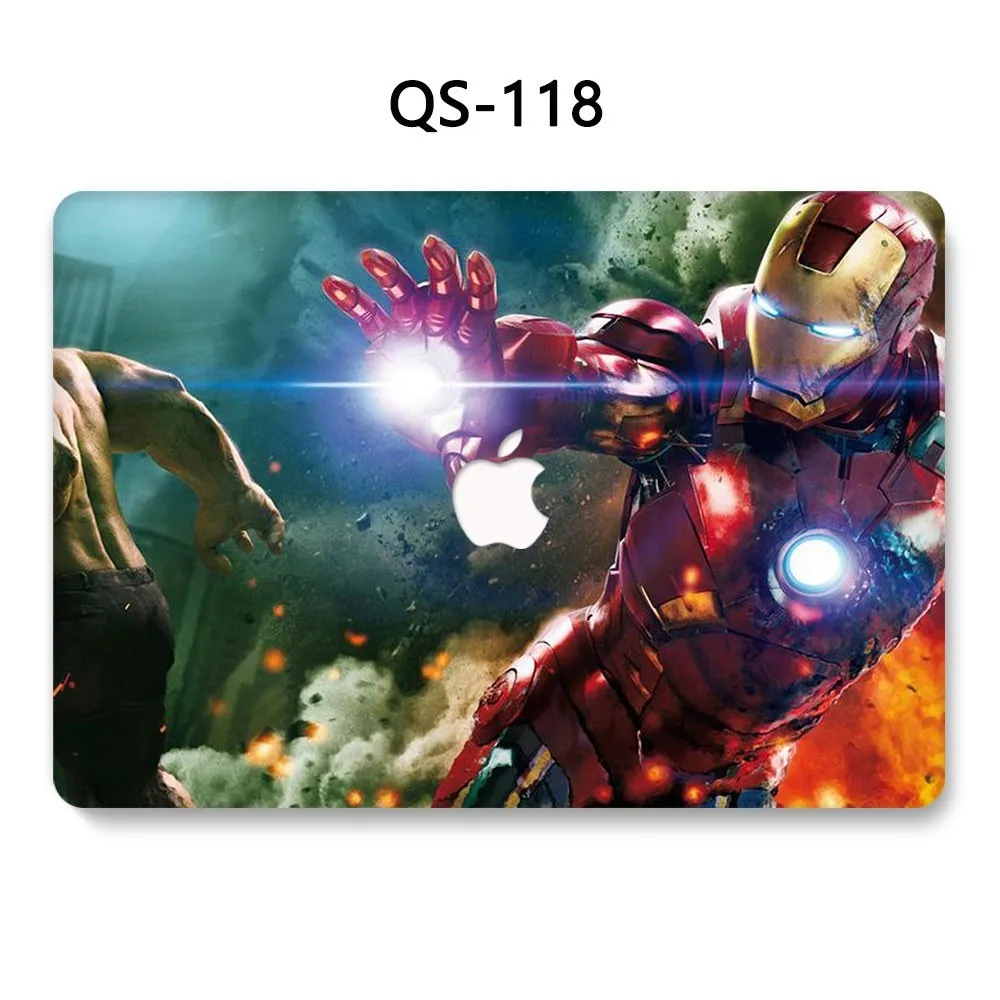 Новый для ноутбука MacBook Чехол Air Pro retina 11 12 13 3 15 4 дюймов с защитой экрана клавиатуры
