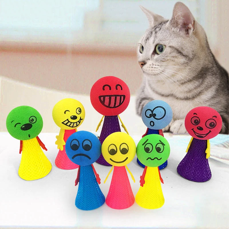 Распродажа 1 шт. забавная прыгающая игрушка для кошек щенков котят игрушки игр