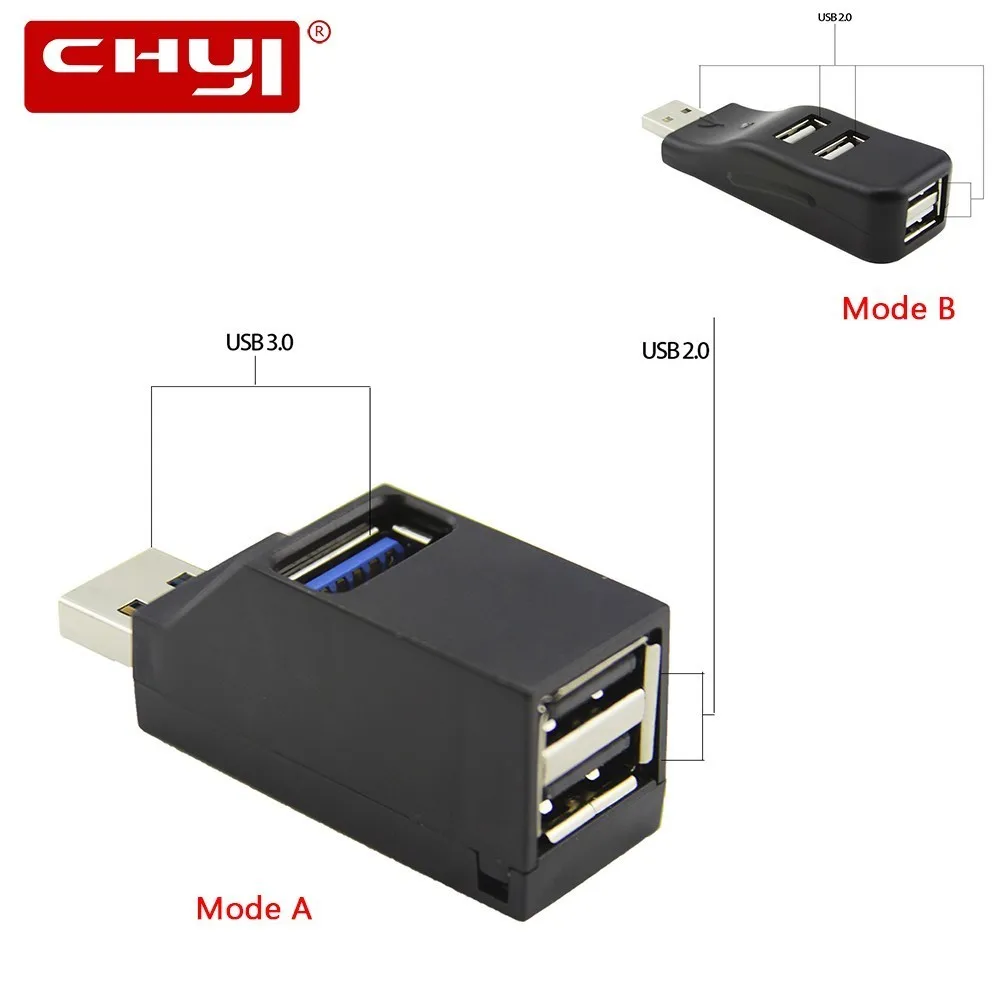 USB 3 0 концентратор Мульти 3/4 Порты сплиттер адаптер OTG несколько расширитель Hub для