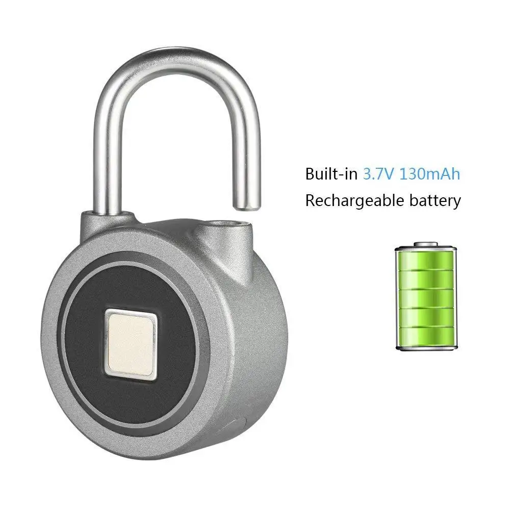 WaterproofIP65 бесключевая портативная Bluetooth умная блокировка отпечатков пальцев замок