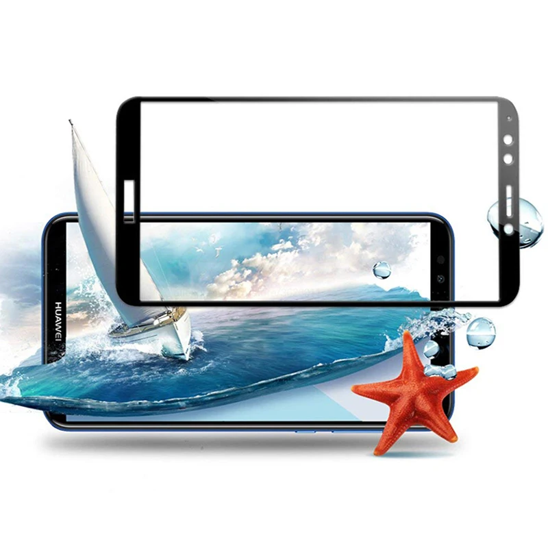 Полное покрытие из закаленного стекла для Huawei Honor 7a pro 5 7 дюймов Защита экрана huawei