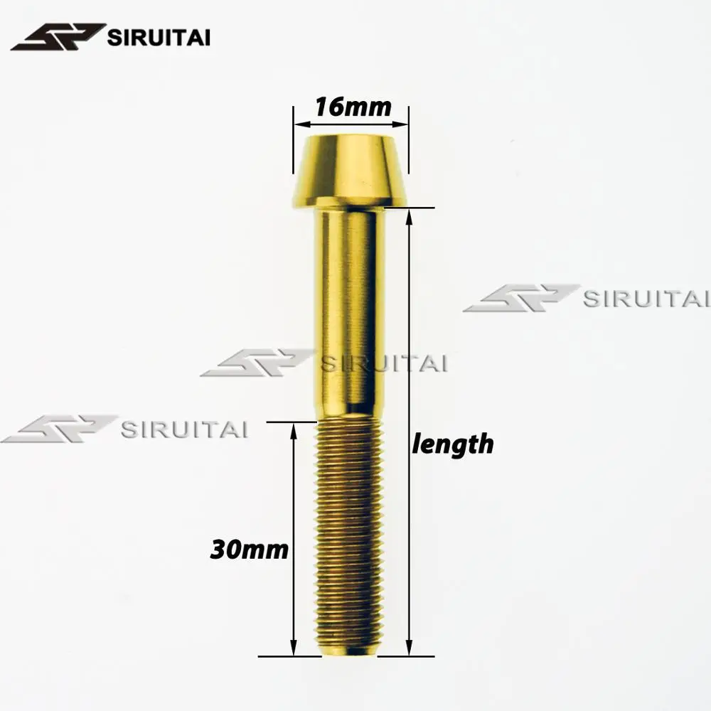 Титановые болты GR5 M10x55mmM10 * 60 мм Kawasaki для мотоцикла и тормозной суппорт болт шаг 1