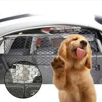 universal adjustable mesh safety guard pet dog trunk fence travel car barrier accessories 900d pe polyester pet cat puppy fence