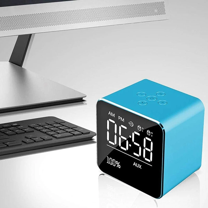 V9 портативный беспроводной металлический Bluetooth динамик супер бас мини плеер