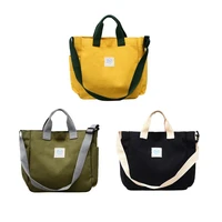 canvas tote shoulder bag simple casual crossbody messenger hand bags totes for women girls ladies fashion handbags handbag purse