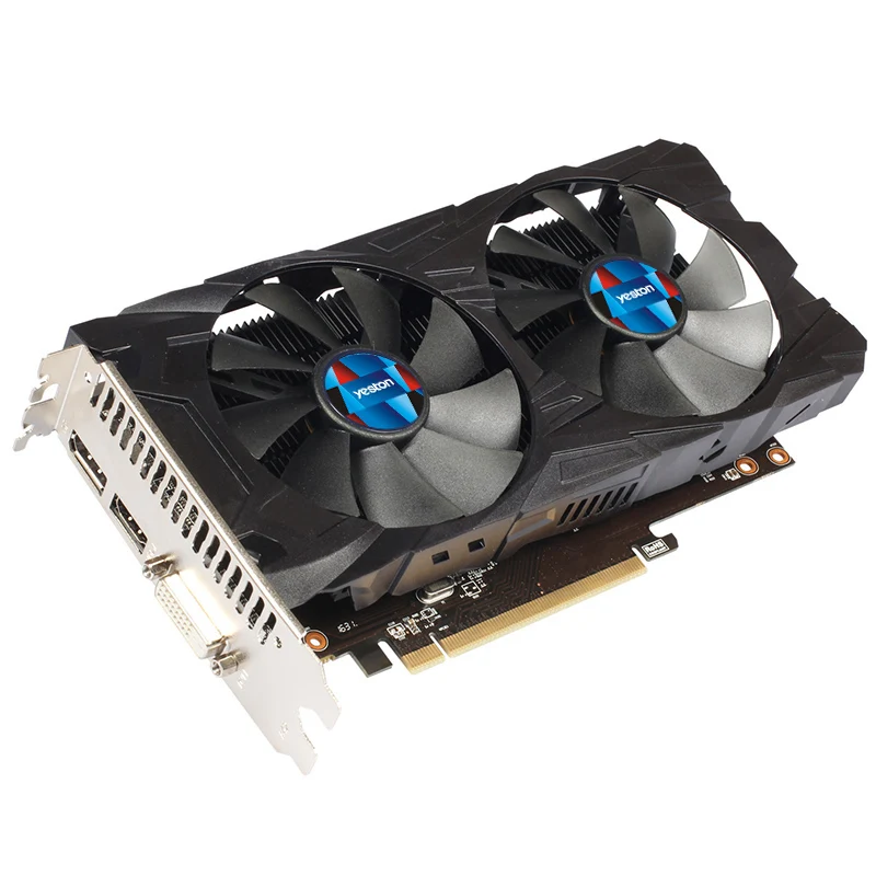 PPYY NEW-Yeston Radeon Rx550 4 ГБ Gddr5 Pci Express 3 0 Directx12 видеокарта внешняя для Deskto | Компьютеры и
