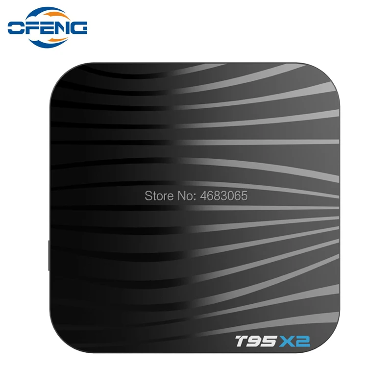 Smart TV BOX Android 8 1 T95X2 4 ГБ 32 64 Гб четырехъядерный процессор Amlogic S905X2 H.265 4K Youtube