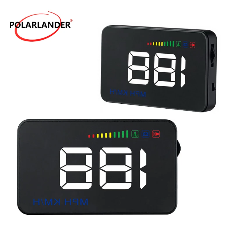 Дисплей A500 HUD диагональю 3 5 дюйма с поддержкой OBD2/ EUOBD | Автомобили и мотоциклы