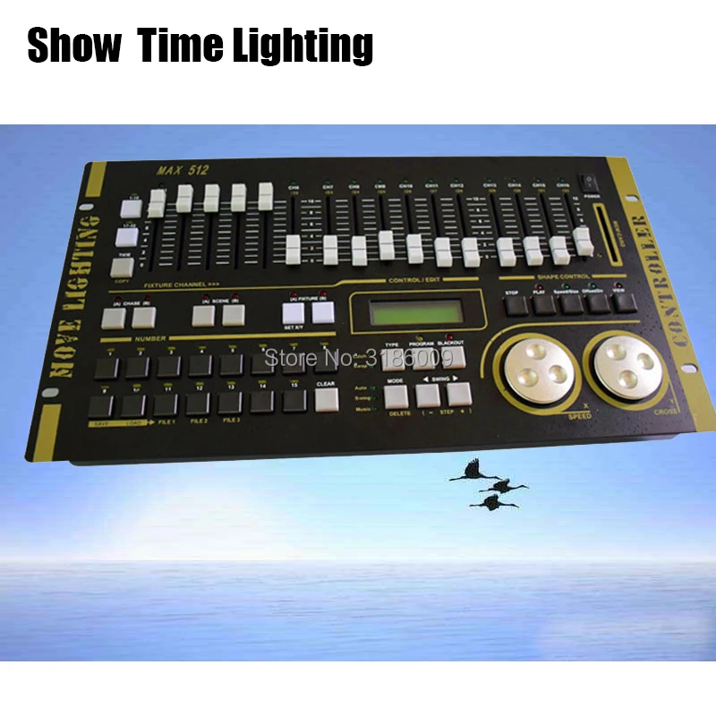

Hot sale Max 512 DMX Controller with inter program Stage light MAX 512 Master console for XLR-3 signal led par moving head