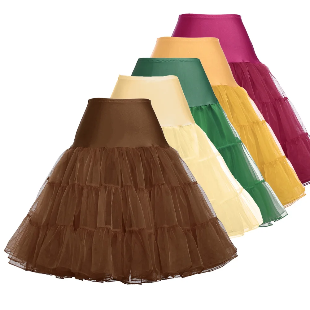 2018 Горячая винтажная Нижняя юбка для свадьбы ретро кринолин женские свадебные