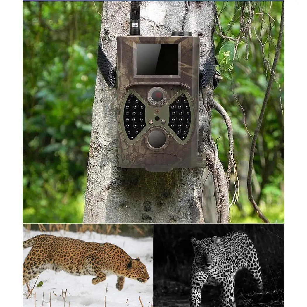 Охота Trail камера MMS GPRS электронная почта инфракрасная Дикая GSM HC350M 16MP 1080 P HC300M