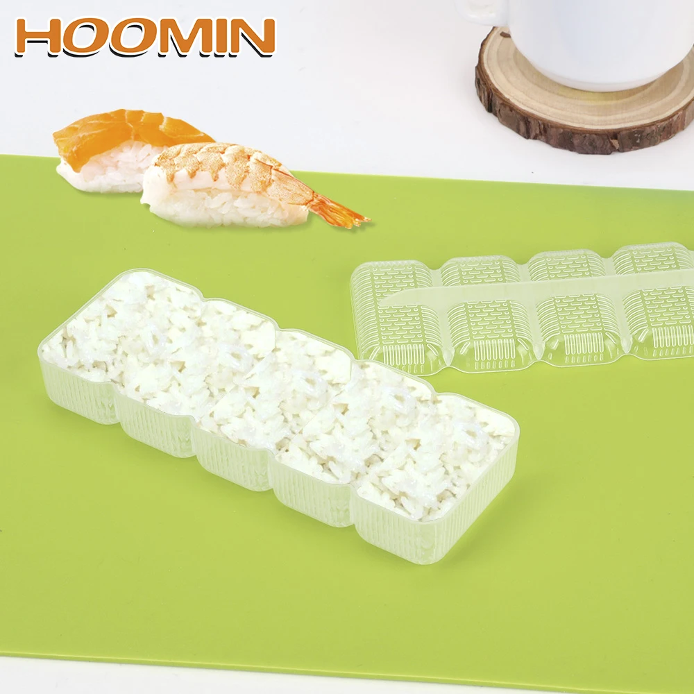 Форма для суши HOOMIN Япония рисовый онигири пресс еды кухонные аксессуары кухни 5