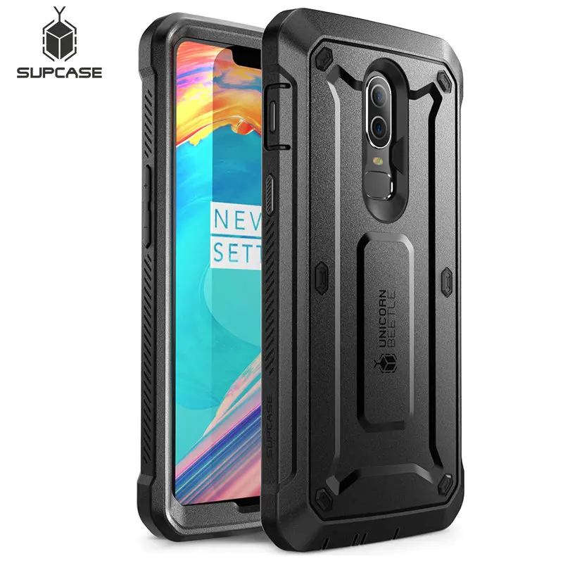 

SUPCASE For OnePlus 6 Case UB Pro Full-Body Rugged Holster Protective Cover with Built-in Screen Protector For One Plus 6 Cover