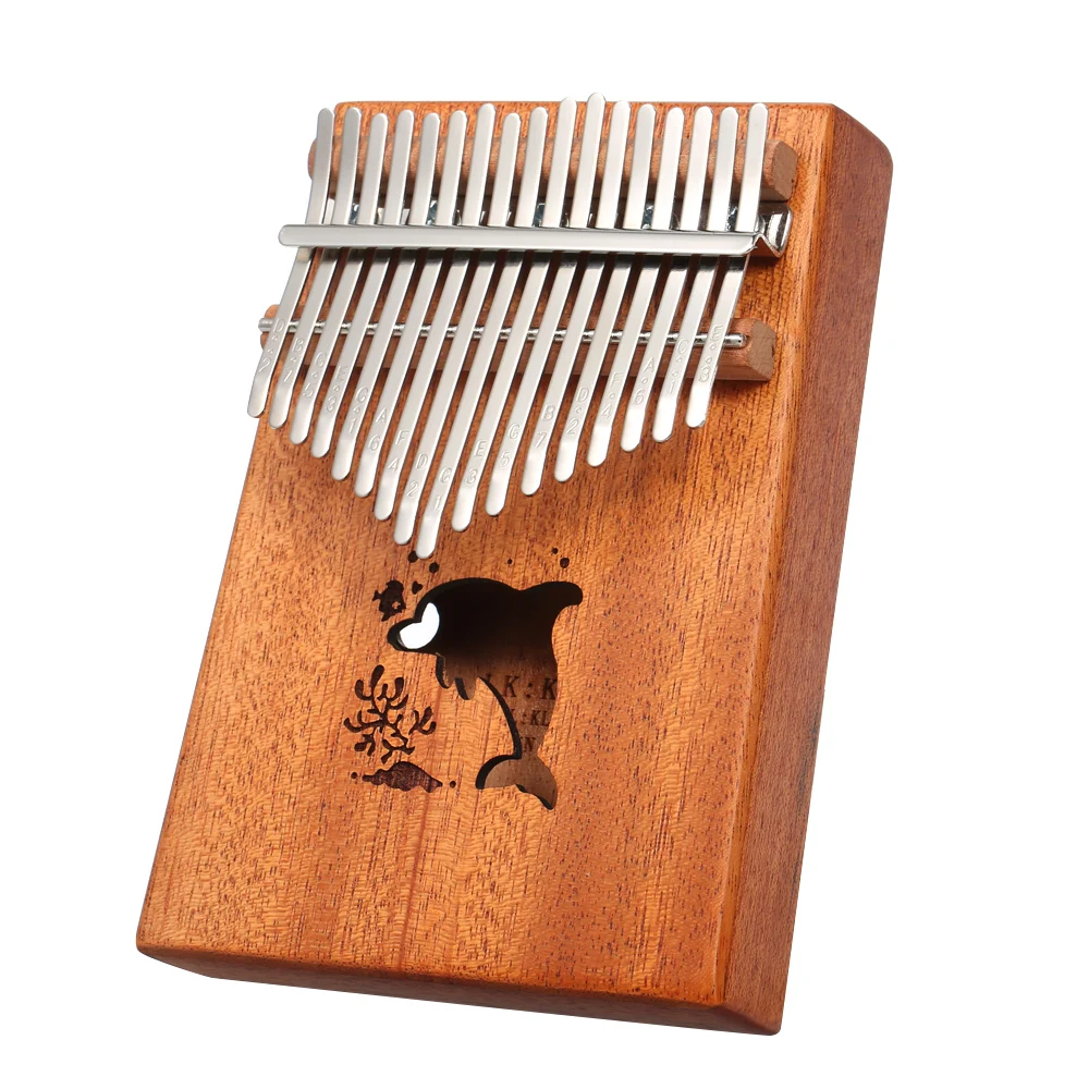 17 клавиш Kalimba портативный большой палец пианино карманный пальчиковое Mbira