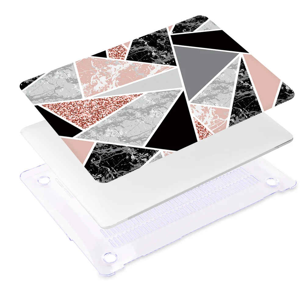 Redlai мраморный узор пластиковый жесткий чехол для MacBook 12 &quotAir Pro retina 13 15&quot крышка с