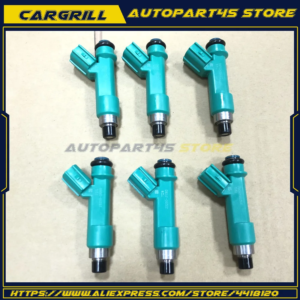 

6x 23250-31060 23209-39075 Топливные форсунки подходят для Toyota 4runner Tundra 1GRFE FJ Cruiser Tacoma