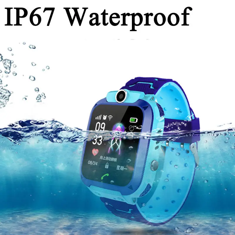Водостойкий трекер умные детские часы анти-потерянный SOS Вызов для iOS Android США |