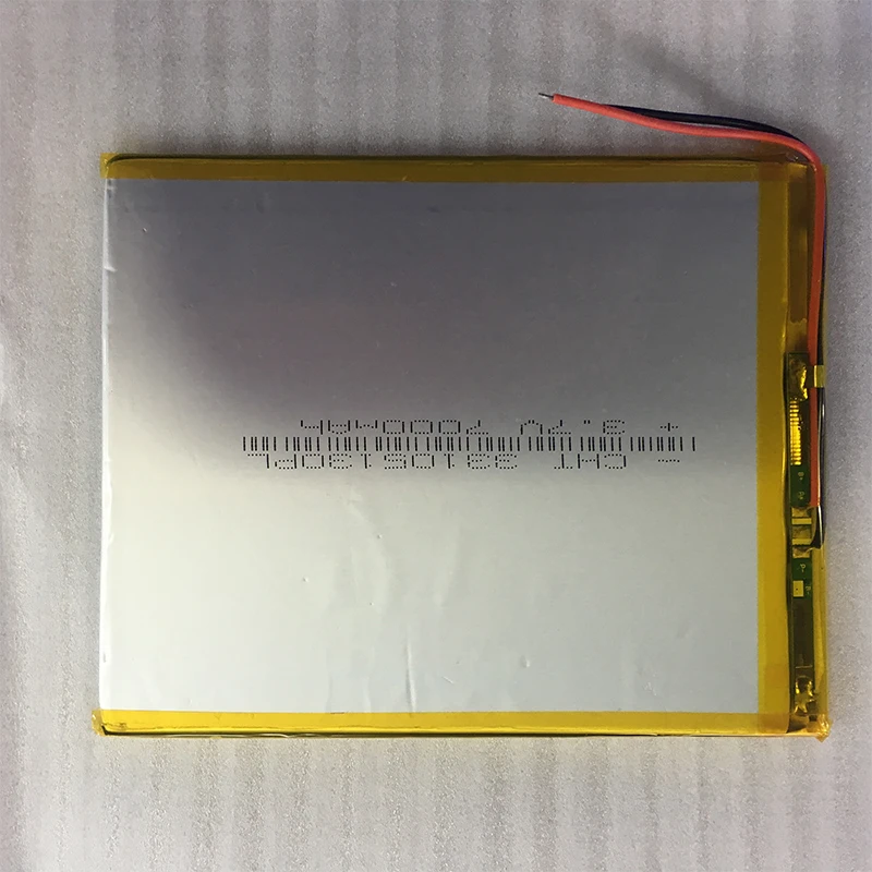 

lithium polymer battery 3.3x105x130mm 3.7v 6000mah tablet battery 2 wire