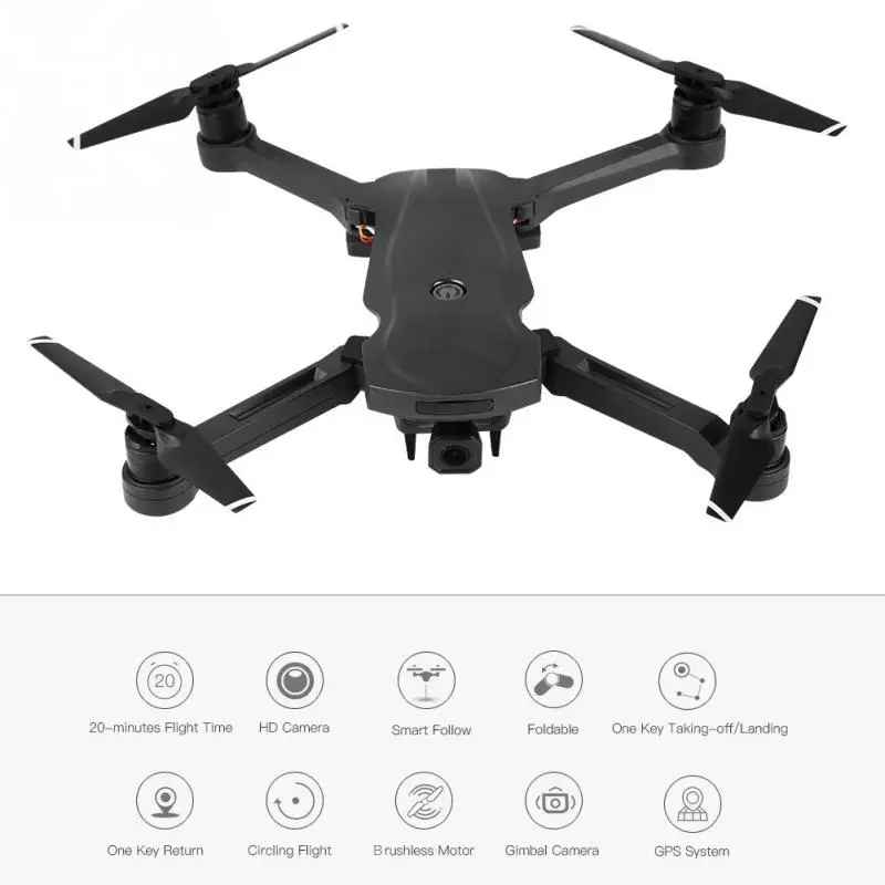 AOSENMA CG033 RC Drone бесщеточный GSP 1080 P камера 5 г Follow Me Headless режим складной Дистанционное