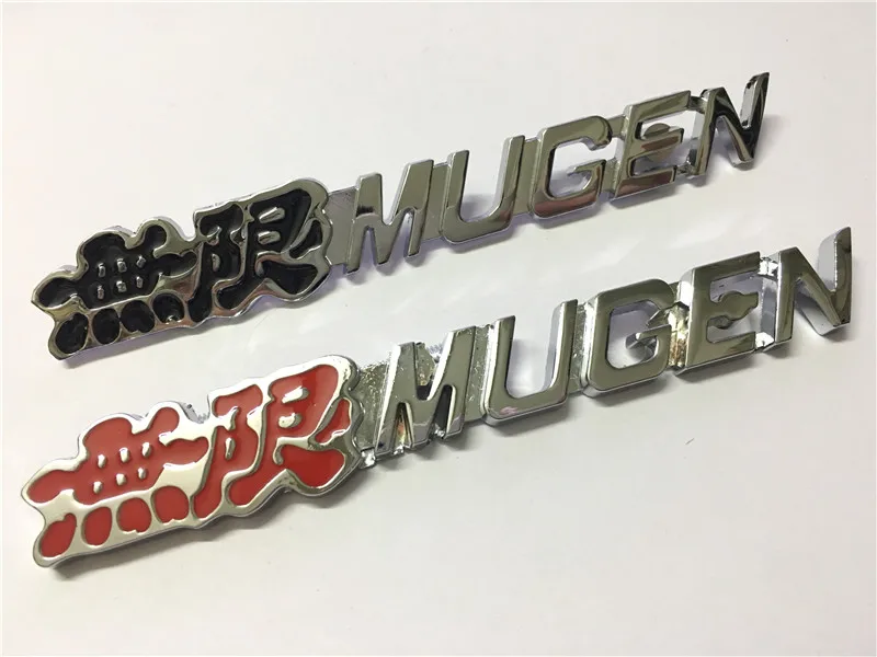1 шт. Mugen power Роскошные Авто Передняя решетка решетки металлический сплав значок