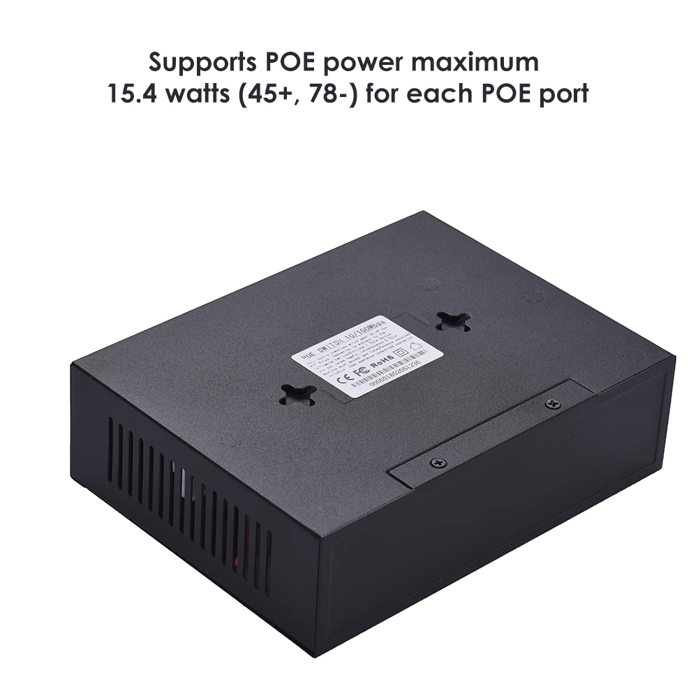 POE коммутатор NF1008 8 портов Ethernet Uplink порт 1 6 Гбит/с IEEE 802.3at Power Over 100 Мбит/с адаптер