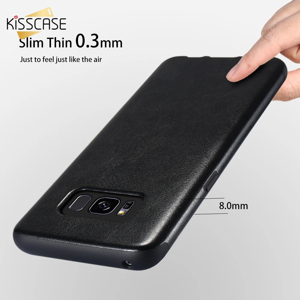 KISSCASE Ретро Кожаный чехол-книжка для samsung Galaxy S10 плюс S10E Crazy Horse текстурированное