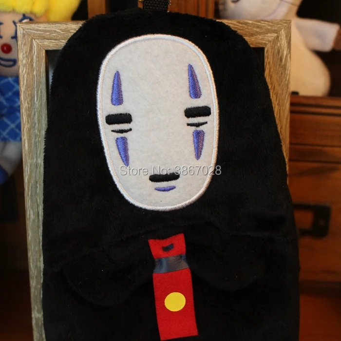 Ghibli Унесенные призраками Kaonashi без уход за кожей лица сумка для ручек из плюшевые