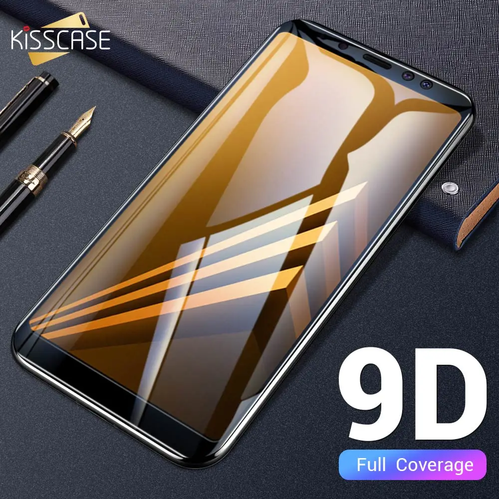 KISSCASE 9D полное покрытие закаленное стекло для Samsung A830 защита экрана 9H твердость HD