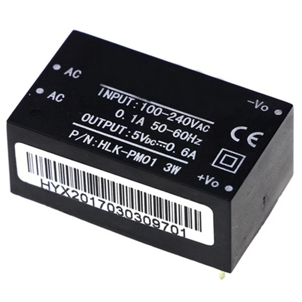 Новый 5 шт. понижающий модуль питания Hlk Pm01 Ac Dc 220 В до бытовой