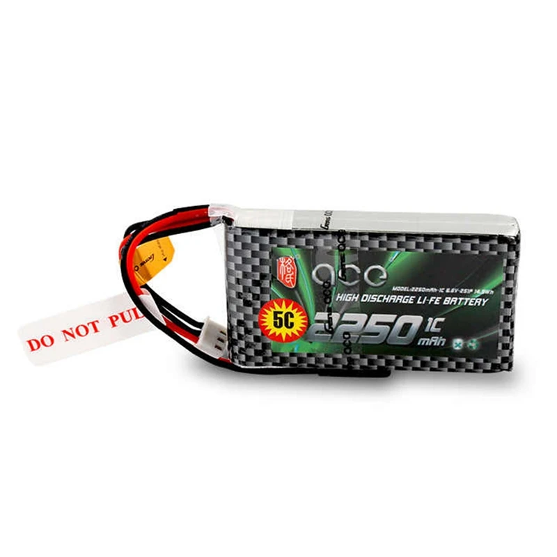 Футбольные бутсы ACE 6 V 2250 mAh 5C Li FE Батарея 2S1P для Futaba 18SZ 14SG T10J T8J T6J 4PKS 4PL радио