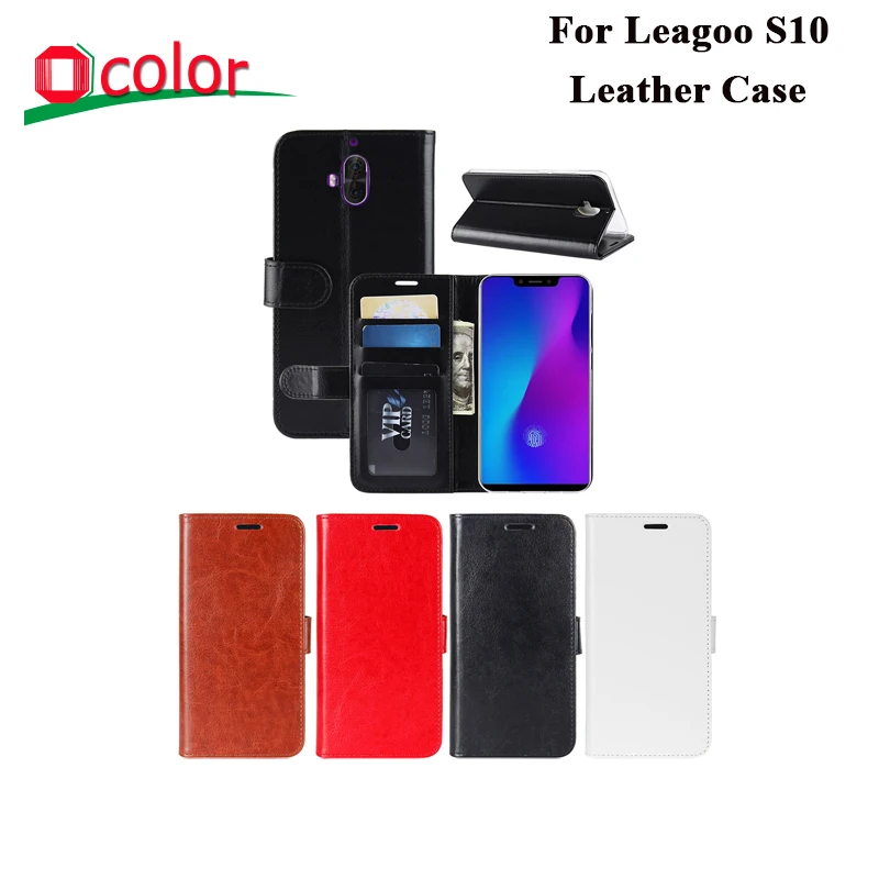 Ocolor для Leagoo S10 Флип кожаный чехол Kickstand PU 6 21 ''Замена Футляр телефона с карманом