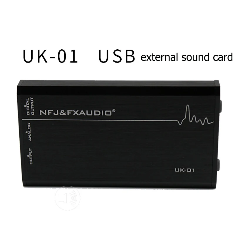 FX AUDIO Великобритания 01 мини Аудио Внешний USB звуковая карта без капель