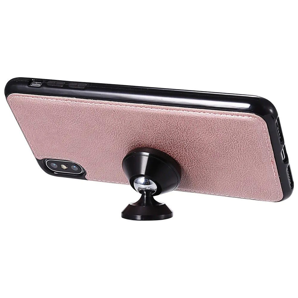 Чехол kisscase для iPhone XS чехол MAX XR кожаный бумажник 2 в 1 Магнитный съемный флип кейс 5