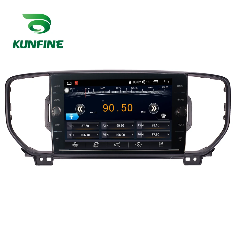 Восьмиядерный 4 Гб ОЗУ 64 ПЗУ Android 8 1 автомобильный DVD GPS плеер Deckless стерео для KIA KX5