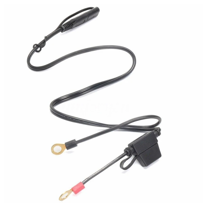 Motorcycle Cable Electric Car Charging Line Solar Cell Round Terminal SAE with 10A Fuse |