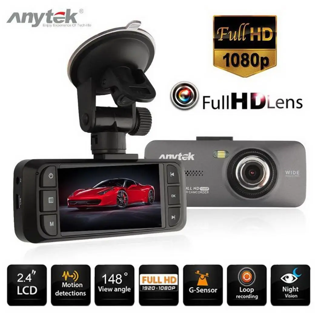 Anytek AT900 портативный автомобильный DVR камера 2 7 "1080 P Full HD видео рекордер Dashcam 148