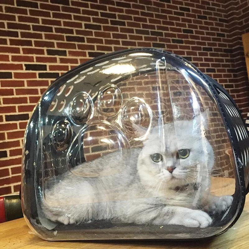 

Capsule Dog Astronaut Backpack Zhu Zhu Pets Transporter Sac Chat Katten Tas Universal Travel Out Carrier Bag Package Transparent