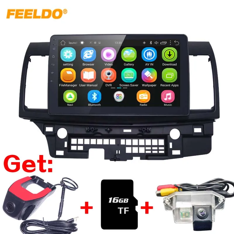 FEELDO 10 дюймов Большой HD экран Android 6 0 Автомобильный медиаплеер с GPS Navi Радио для