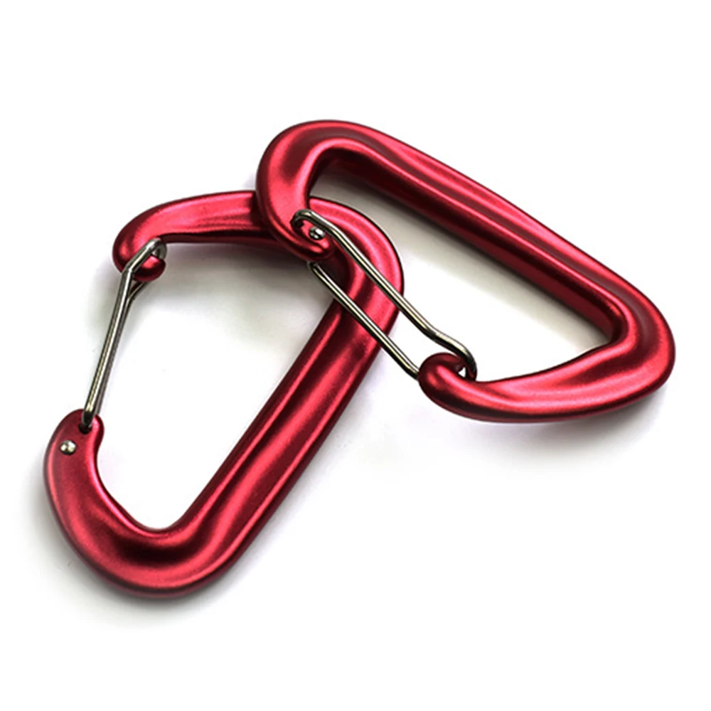 2 шт. высокий спортивный карабин 12KN Сверхлегкий зажим наружные гамаки для