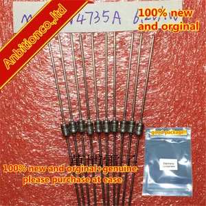 20pcs 100% new and orginal 1N4735 1N4735A 1W 6.2V Voltage regulator diode in stock