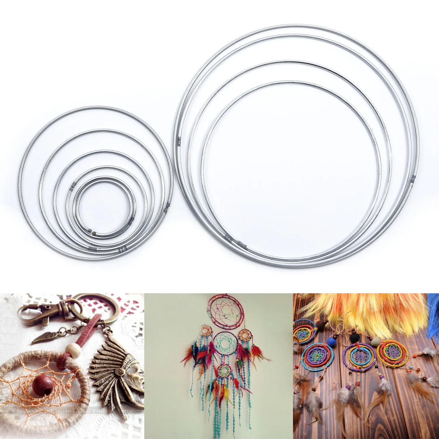 Набор из 10 шт. серебряные серьги гвоздики Богемия кольцо ремесло Обруч Ручной