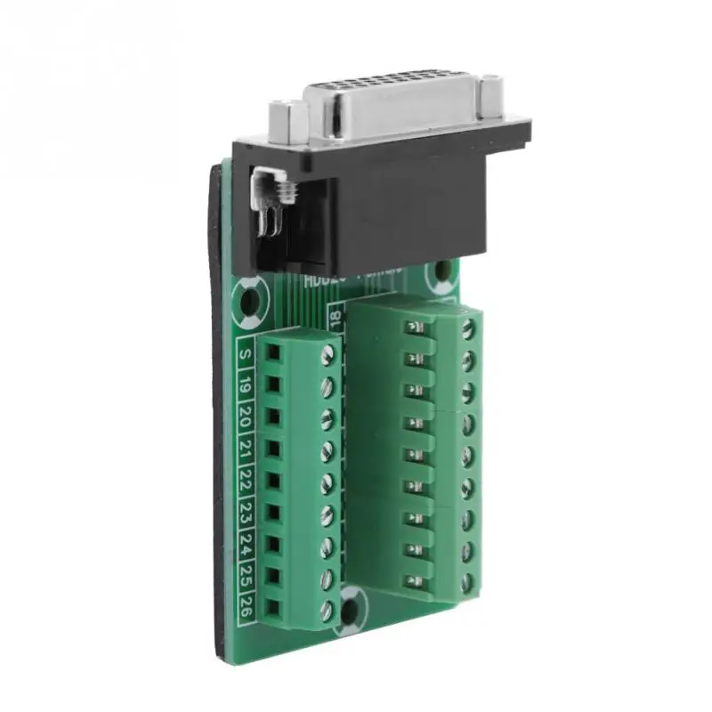 DB26 DB26-M2-01 D-SUB Female Connector Terminal to PCB Signals Module Breakout Board | Обустройство дома