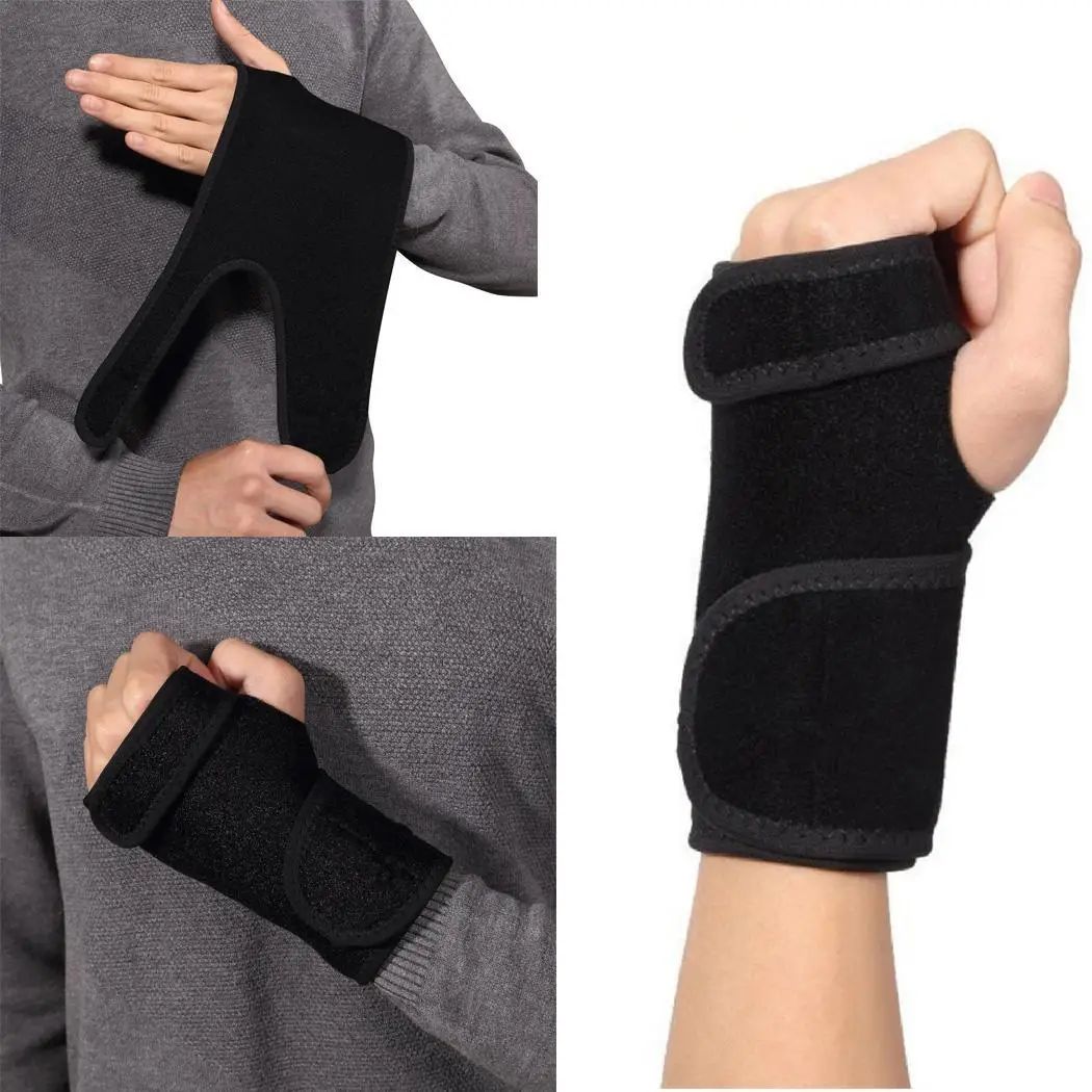 Съемный регулируемый браслет стальной напульсник артрит Sprain Carpal тоннель шина