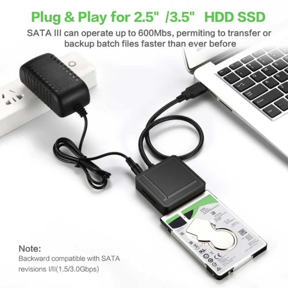 Универсальный USB 3 0 на SATA адаптер устройство для чтения карт SD TF концентратор 2