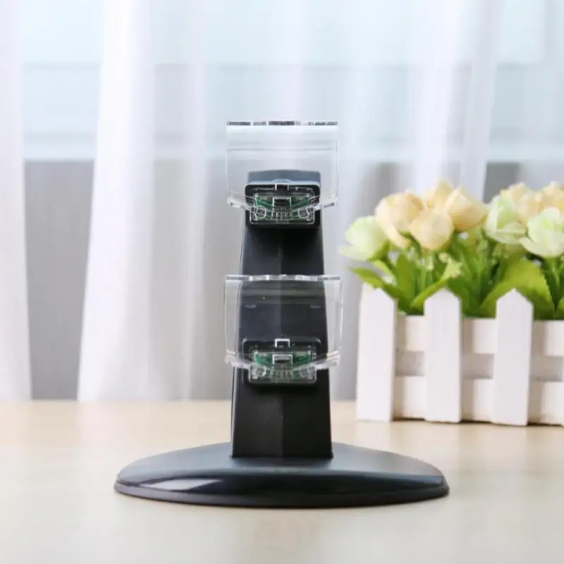 Двойной контроллер Зарядное устройство Док станция USB быстрая зарядка подставка