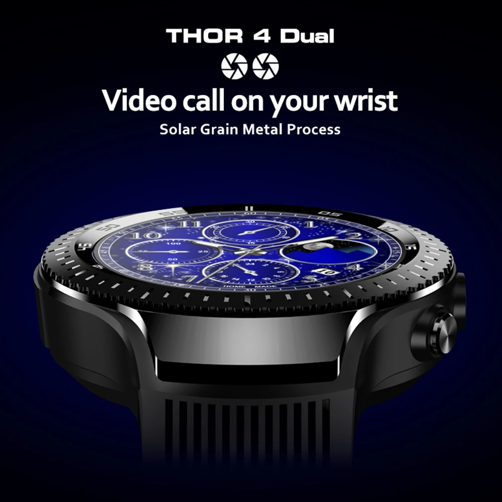 Смарт-часы Zeblaze THOR 4 Dual 4G телефон двойная камера 1 МП Android ГБ 16 часы дюйма