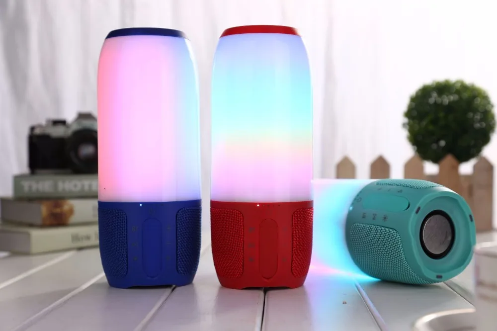 Oloey Z9 Прохладный светодиодный Беспроводной Bluetooth Динамик супер бас стерео